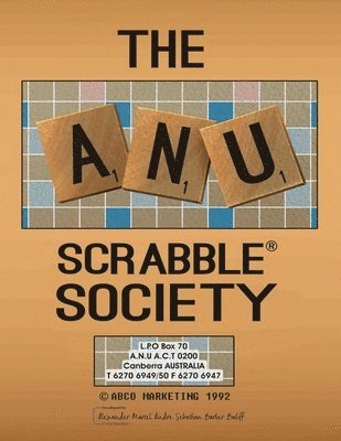 Alexander Bailiff - ANU Scrabble Society, Häftad