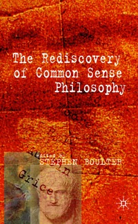 bokomslag Rediscovery of Common Sense Philosophy