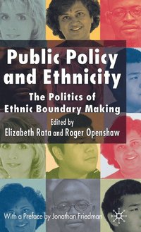 bokomslag Public Policy and Ethnicity