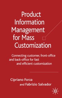 bokomslag Product Information Management for Mass Customization