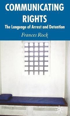 F. Rock - Communicating Rights, Inbunden