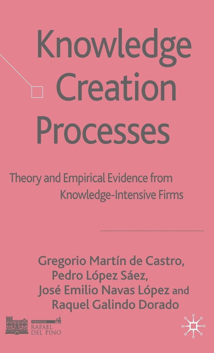 Gregorio Martin de Castro, Pedro Lopez Saez, Jose Emilio Navas Lopez, Raquel Galindo Dorado, Kenneth A. Loparo, Gregorio Martin De Castro, Kenneth A Loparo - Knowledge Creation Processes, Inbunden