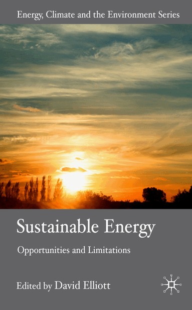 D. Elliott - Sustainable Energy, Inbunden
