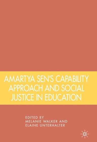 bokomslag Amartya Sen's Capability Approach and Social Justice in Education