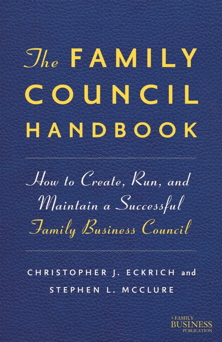 The Family Council Handbook 1