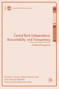 bokomslag Central Bank Independence, Accountability, and Transparency