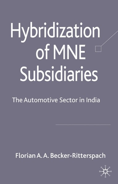 bokomslag Hybridization of MNE Subsidiaries