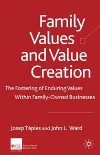 bokomslag Family Values and Value Creation