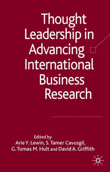 bokomslag Thought Leadership in Advancing International Business Research