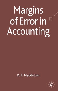 bokomslag Margins of Error in Accounting