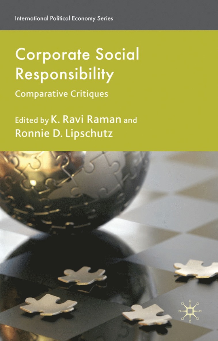 R. Raman, R. Lipschutz, K Ravi Raman, Ronnie D. Lipschutz - Corporate Social Responsibility, Inbunden