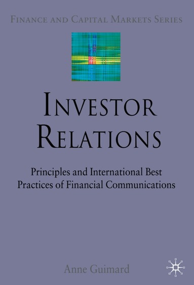 A. Guimard - Investor Relations, Inbunden