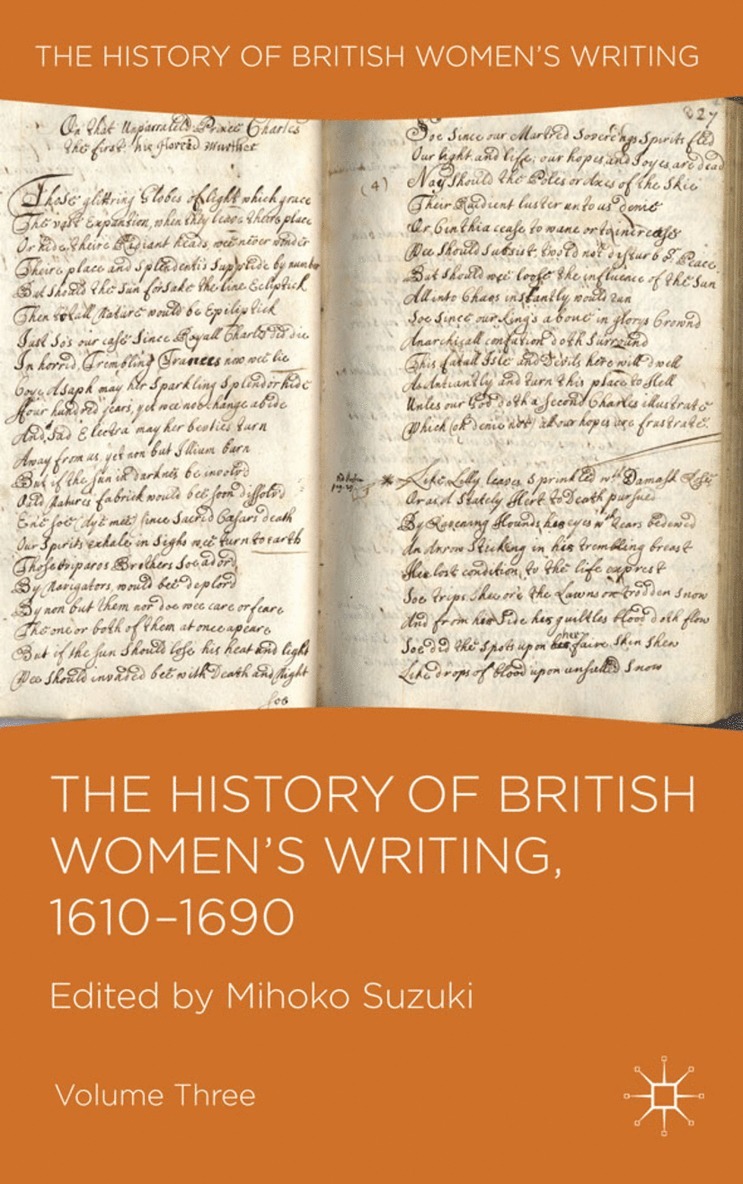 History of British Women's Writing, 1610-1690
