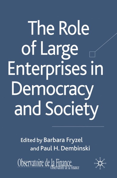 B. Fryzel, P. Dembinski - Role of Large Enterprises in Democracy and Society, Inbunden