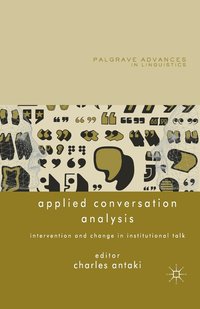 bokomslag Applied Conversation Analysis