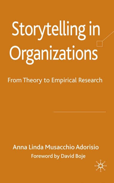 bokomslag Storytelling in Organizations