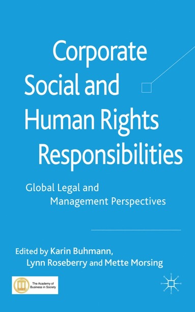 bokomslag Corporate Social and Human Rights Responsibilities