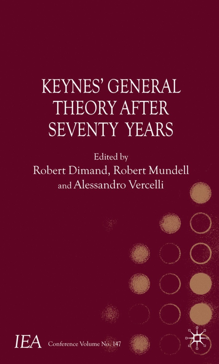 R. Dimand, R. Mundell, A. Vercelli, Robert Dimand, Robert Mundell - Keynes's General Theory After Seventy Years, Inbunden