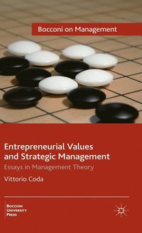 bokomslag Entrepreneurial Values and Strategic Management