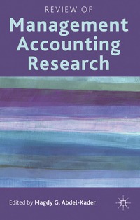 bokomslag Review of Management Accounting Research