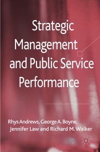 bokomslag Strategic Management and Public Service Performance