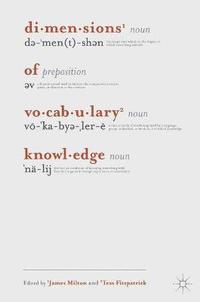 bokomslag Dimensions of Vocabulary Knowledge