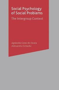 bokomslag Social Psychology of Social Problems: The Intergroup Context