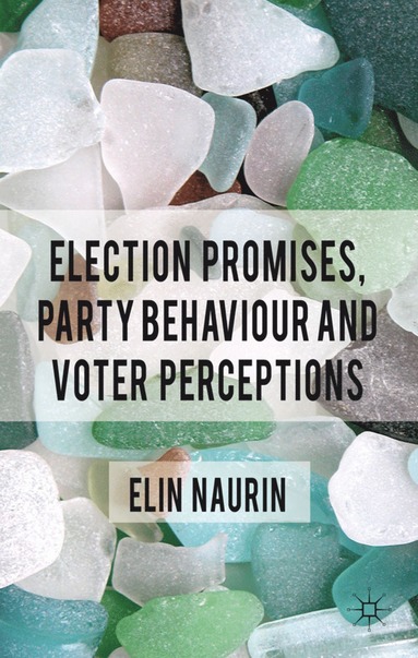 bokomslag Election Promises, Party Behaviour and Voter Perceptions