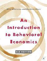 bokomslag An Introduction to Behavioral Economics