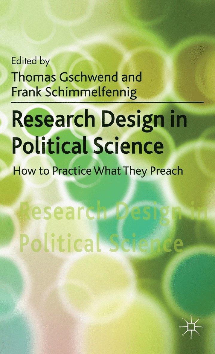 Research Design in Political Science 1
