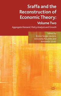 bokomslag Sraffa and the Reconstruction of Economic Theory: Volume Two