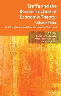 bokomslag Sraffa and the Reconstruction of Economic Theory: Volume Three