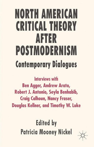 bokomslag North American Critical Theory After Postmodernism