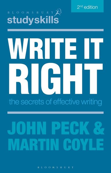 John Peck, Martin Coyle - Write it Right, Häftad