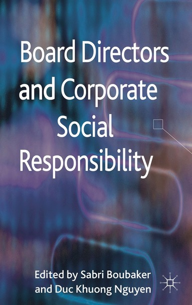 bokomslag Board Directors and Corporate Social Responsibility