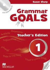 bokomslag American Grammar Goals Level 1 Teacher's Book Pack