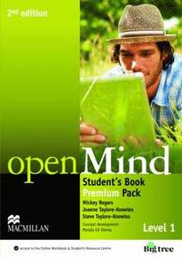 bokomslag openMind 2nd Edition AE Level 1 Student's Book Pack Premium
