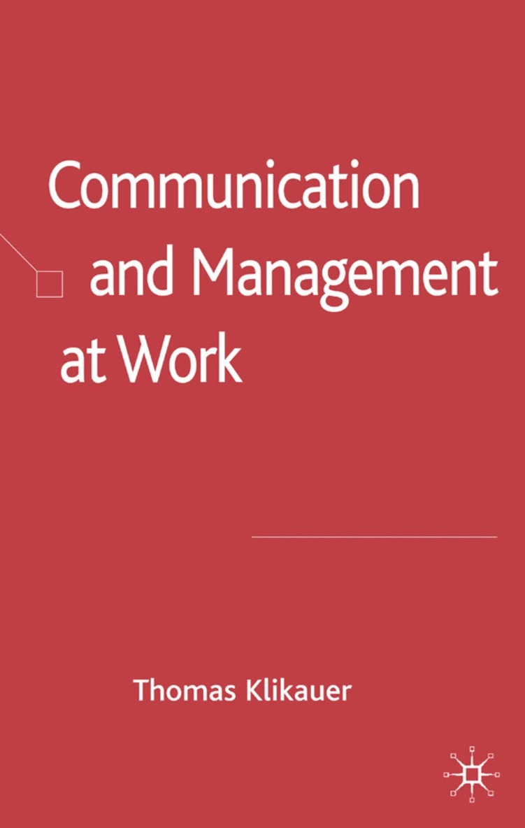 Communication and Management at Work 1