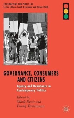 Governance, Consumers and Citizens 1