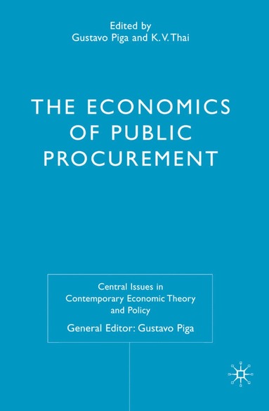bokomslag Economics of Public Procurement