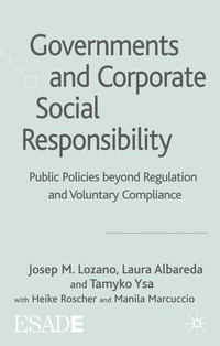 bokomslag Governments and Corporate Social Responsibility