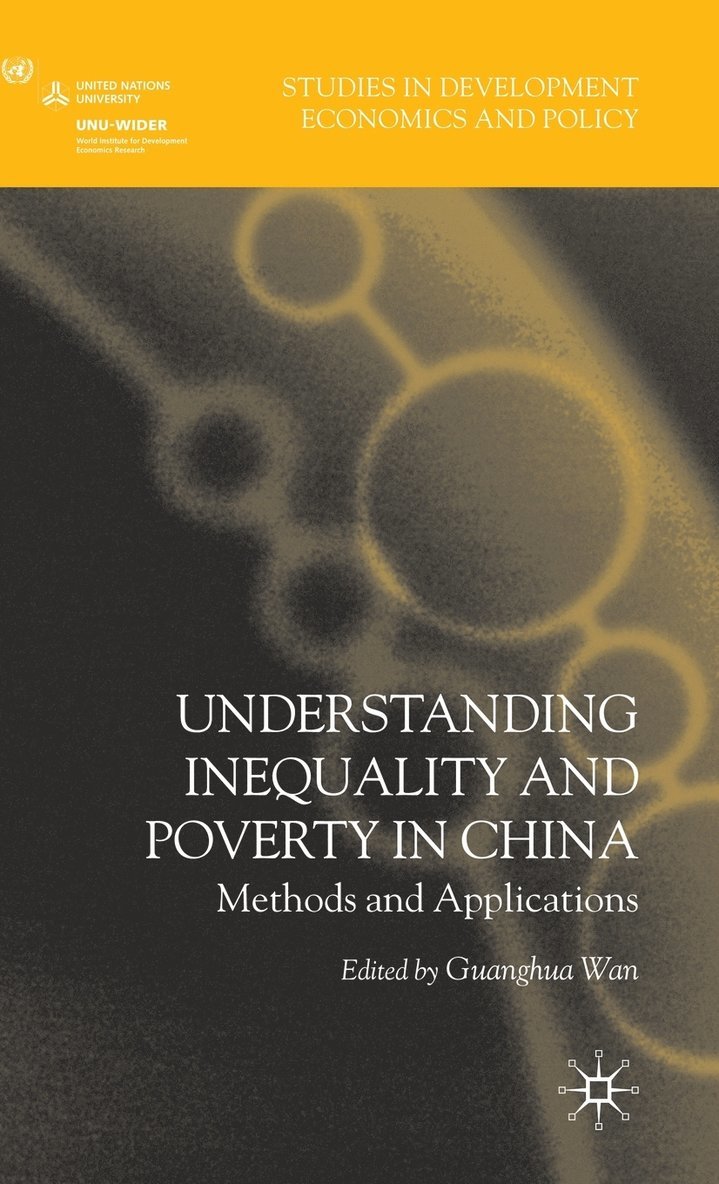 G. Wan, Guanghua Wan - Understanding Inequality and Poverty in China, Inbunden