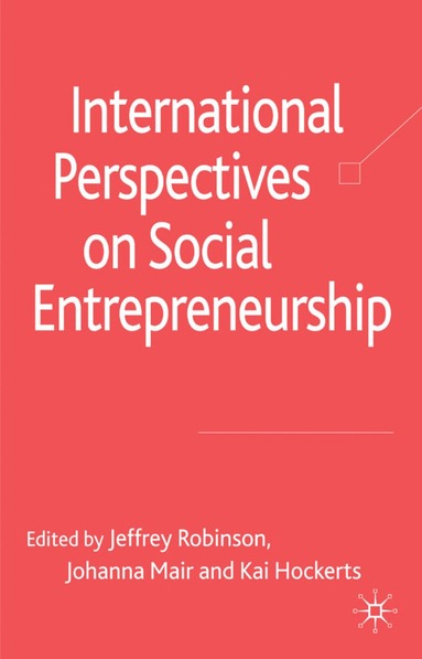 bokomslag International Perspectives on Social Entrepreneurship