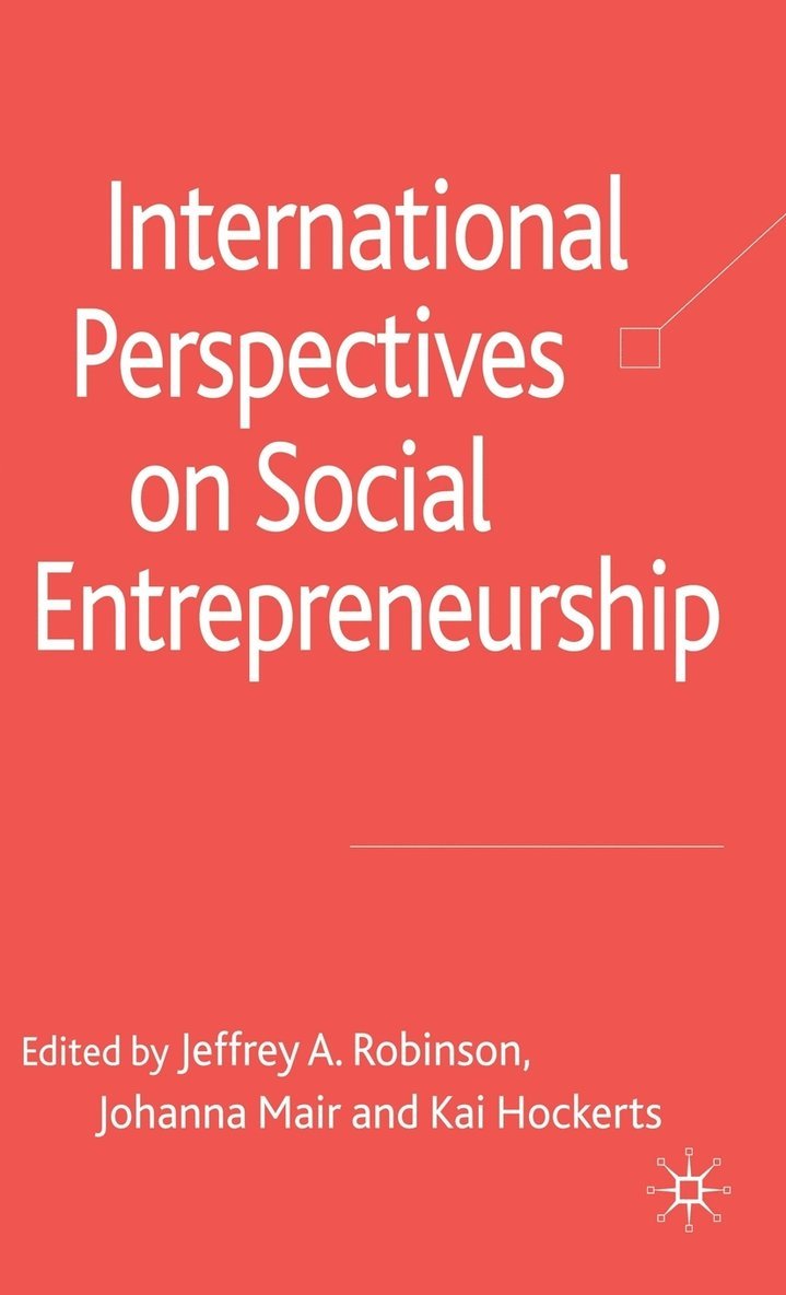 International Perspectives on Social Entrepreneurship 1