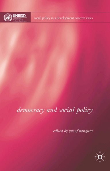 Y. Bangura - Democracy and Social Policy, Inbunden