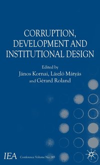bokomslag Corruption, Development and Institutional Design