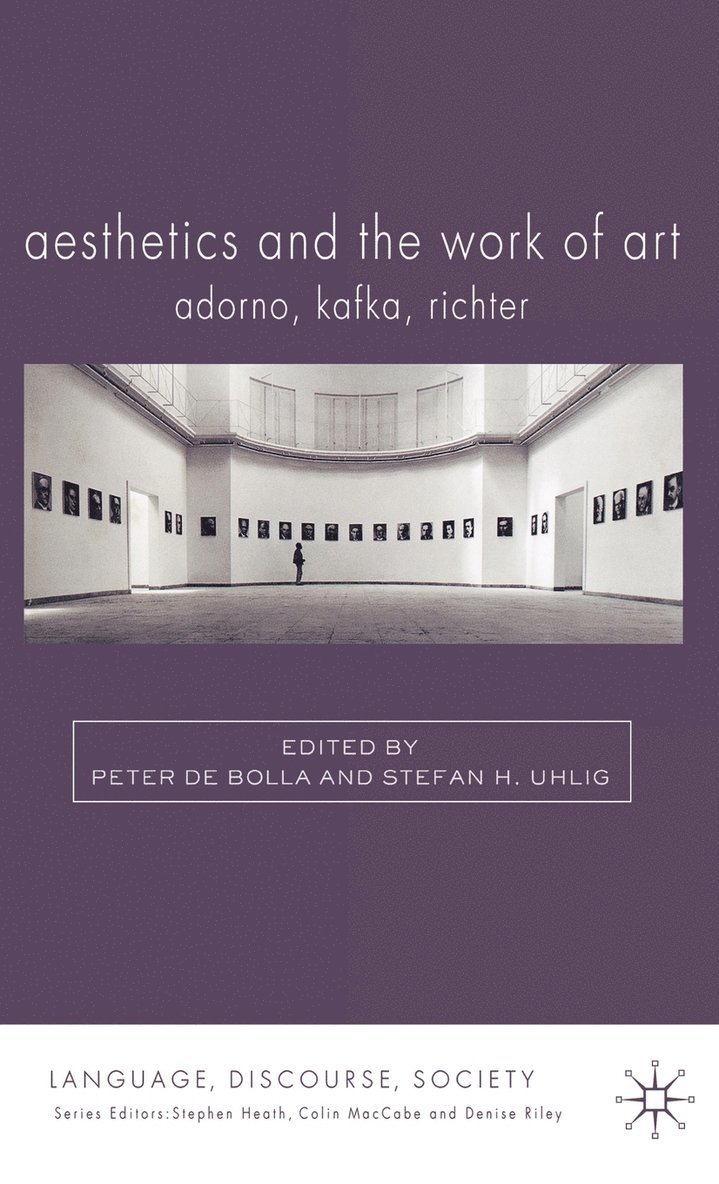 Aesthetics and The Work of Art 1