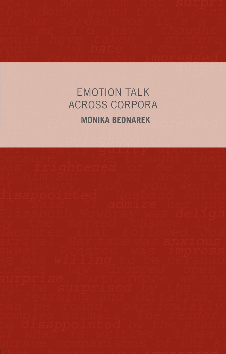 Emotion Talk Across Corpora 1