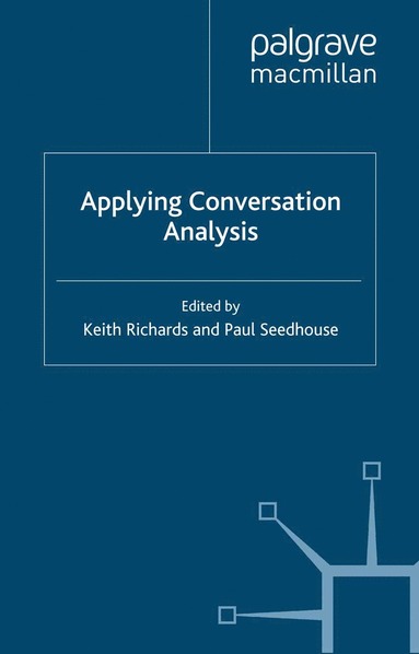 bokomslag Applying Conversation Analysis