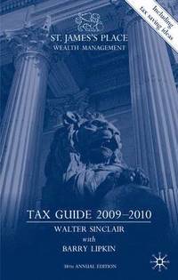 bokomslag St. Jamess Place Wealth Management Tax Guide 20092010